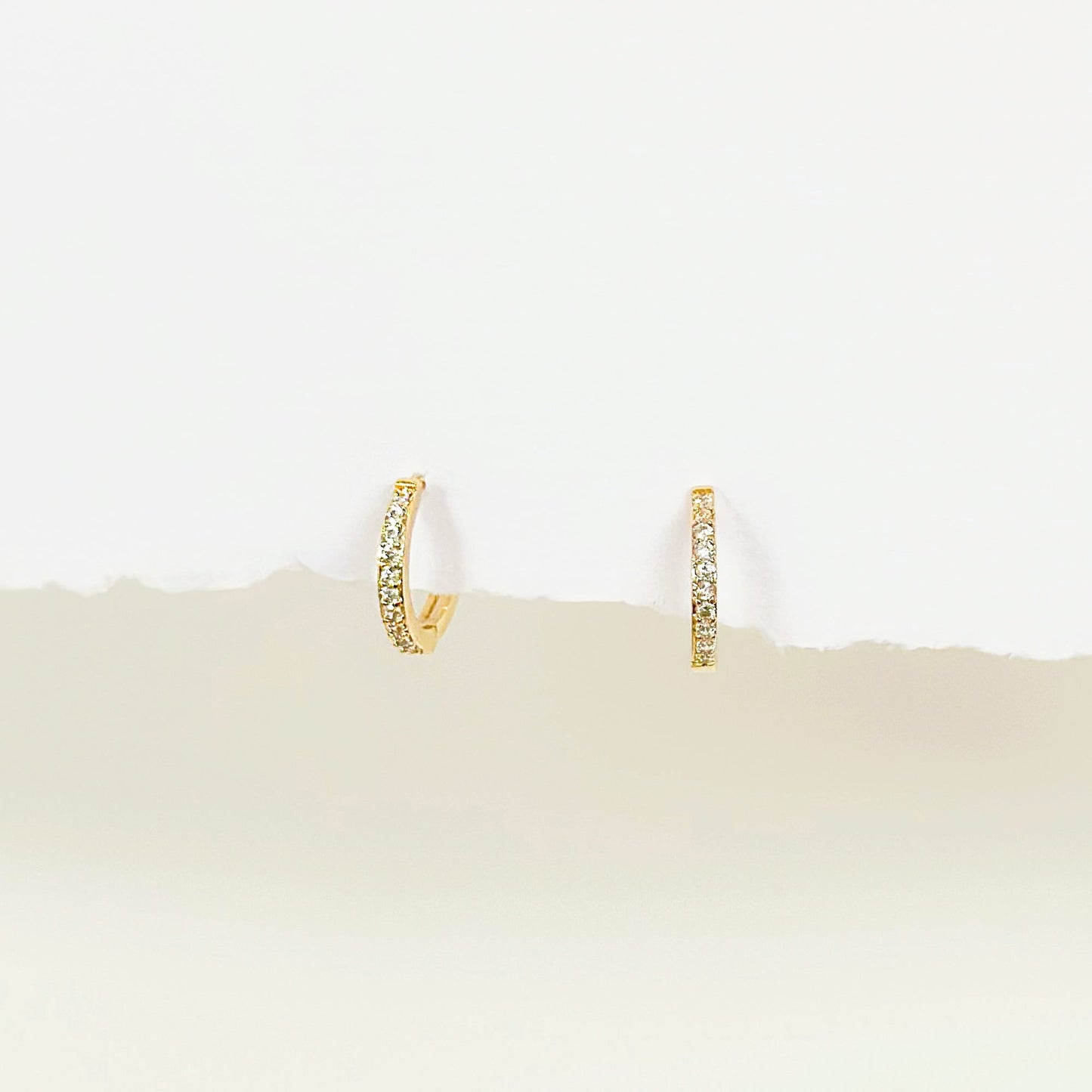 Heartfelt Huggie Hoop Earrings