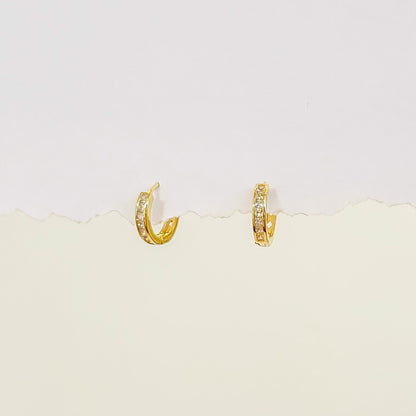 Luna Huggie Hoop Earrings