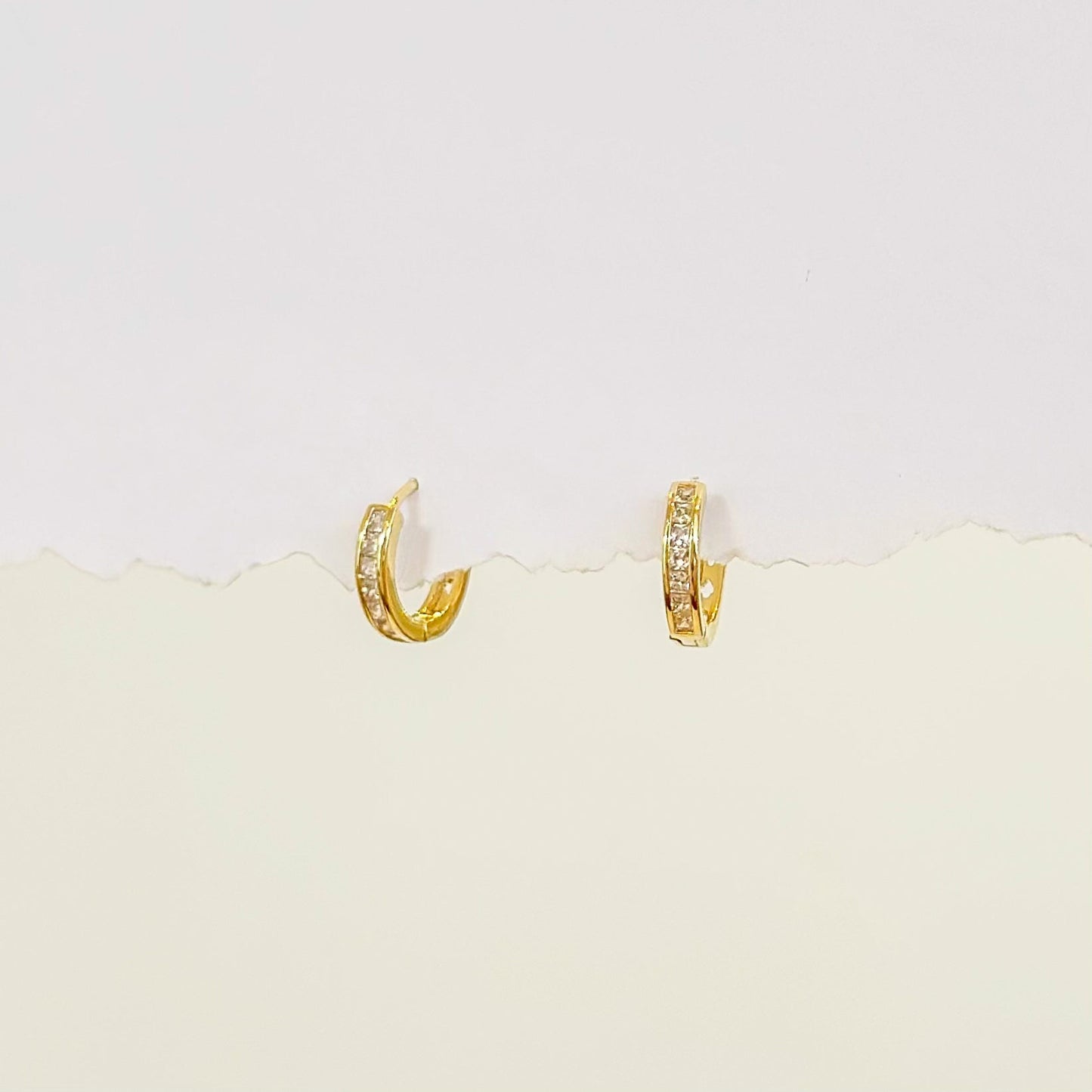 Luna Huggie Hoop Earrings