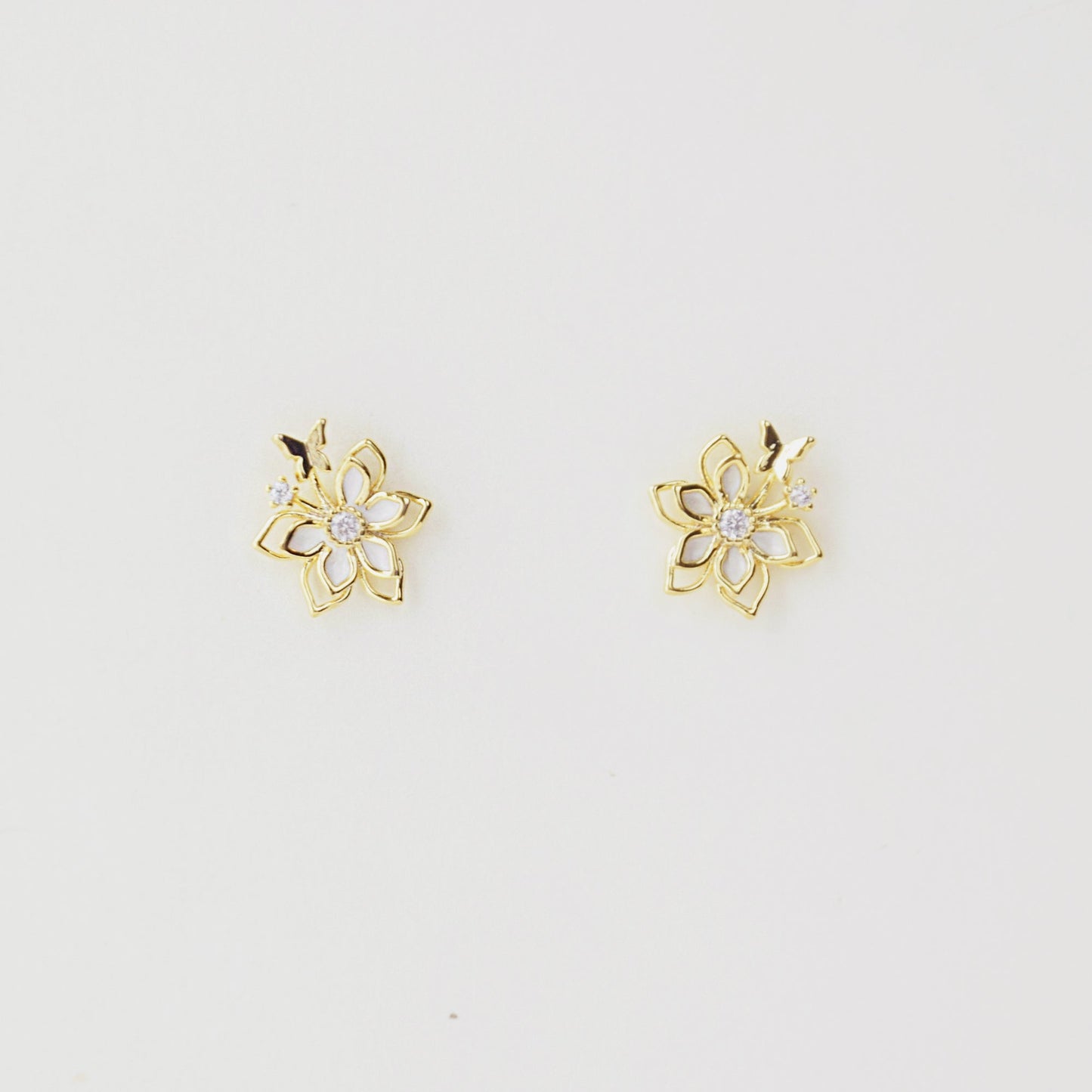 Gold Twilight Cosmos Earrings