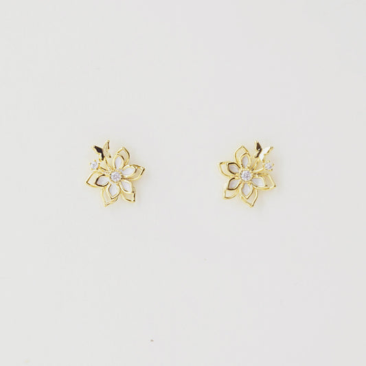 Gold Twilight Cosmos Earrings