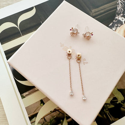 Rose Gold Angelica Earrings