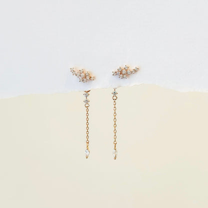 Rose Gold Azami Earrings