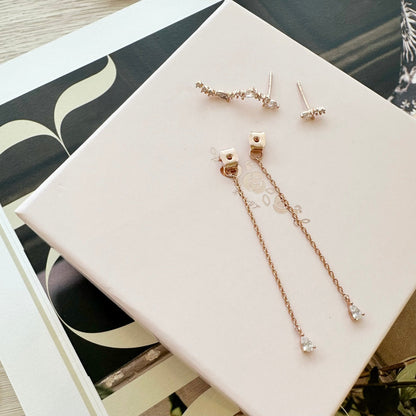 Rose Gold Liliane Earrings