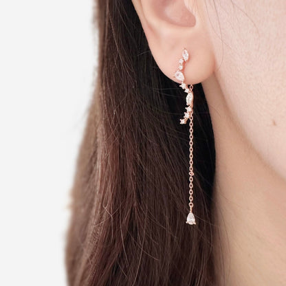 Rose Gold Liliane Earrings