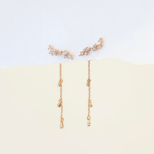 Rose Gold Myrthe Earrings