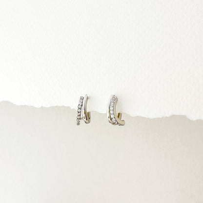 Mia Huggie Hoop Earrings