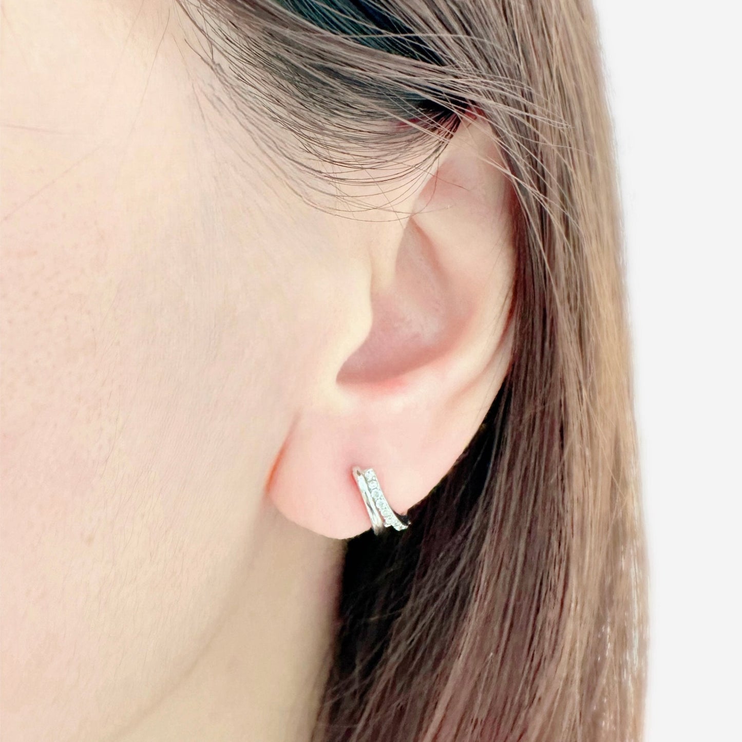 Mia Huggie Hoop Earrings