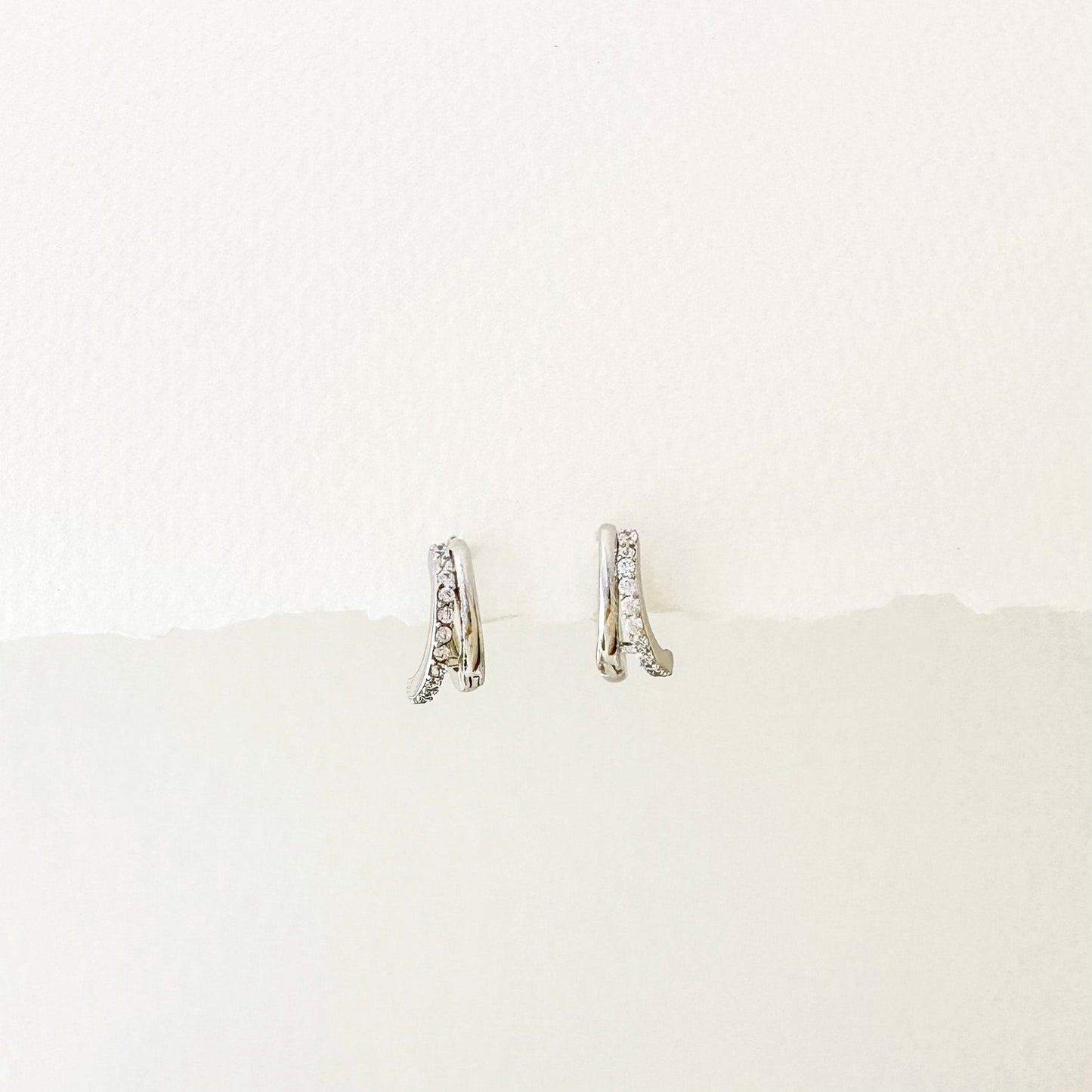 Mia Huggie Hoop Earrings