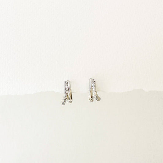 Mia Huggie Hoop Earrings