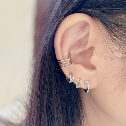 Silver Fara Ear Cuff