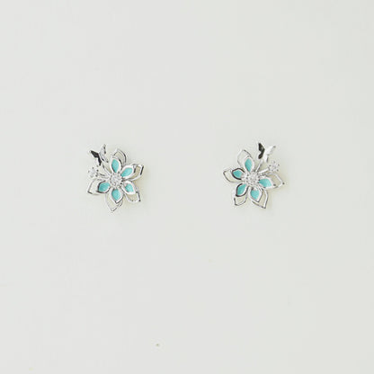 Silver Twilight Cosmos Earrings