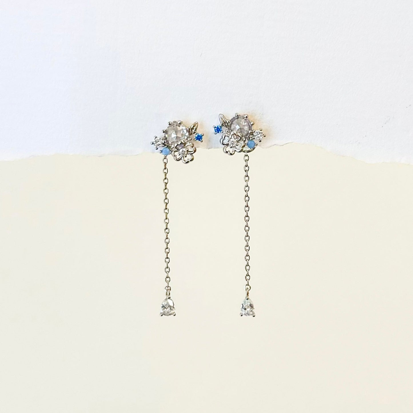 Silver Angelica Earrings