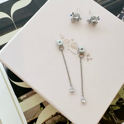 Silver Angelica Earrings