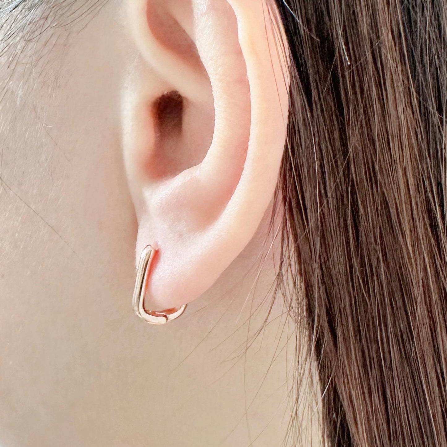 Evelina Huggie Hoop Earrings