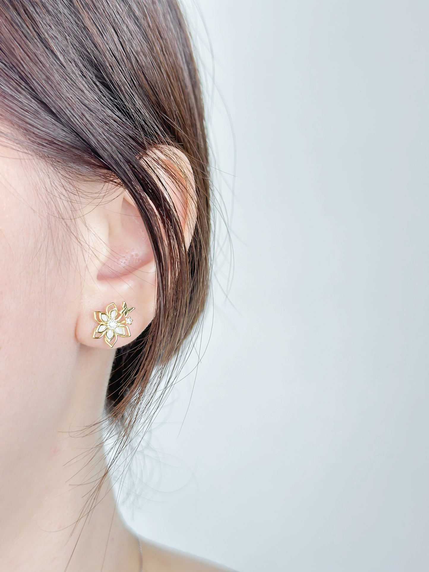 Gold Twilight Cosmos Earrings