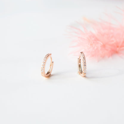 Heartfelt Huggie Hoop Earrings