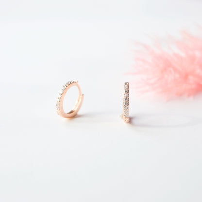 Heartfelt Huggie Hoop Earrings