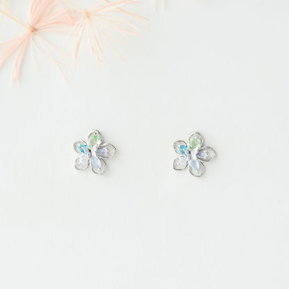 Silver Moment of Happiness Earrings