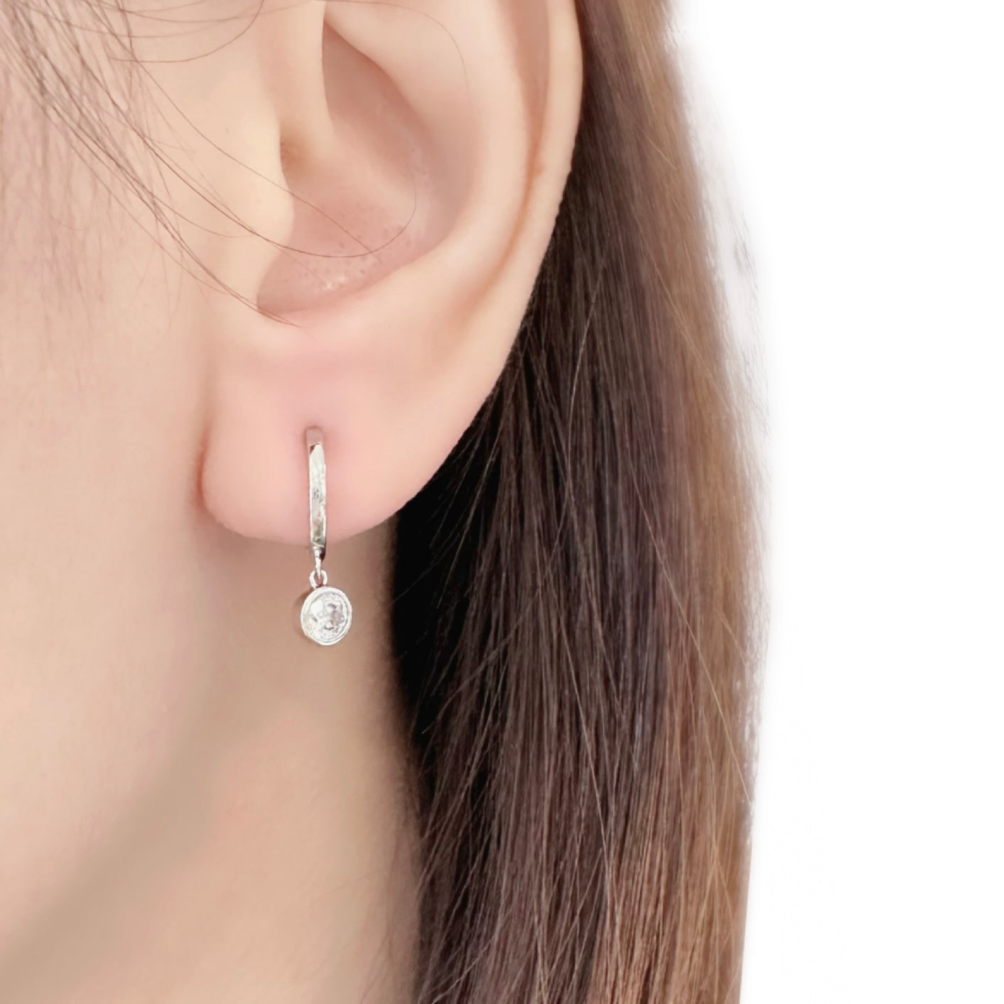 Orbit Huggie Hoop Earrings