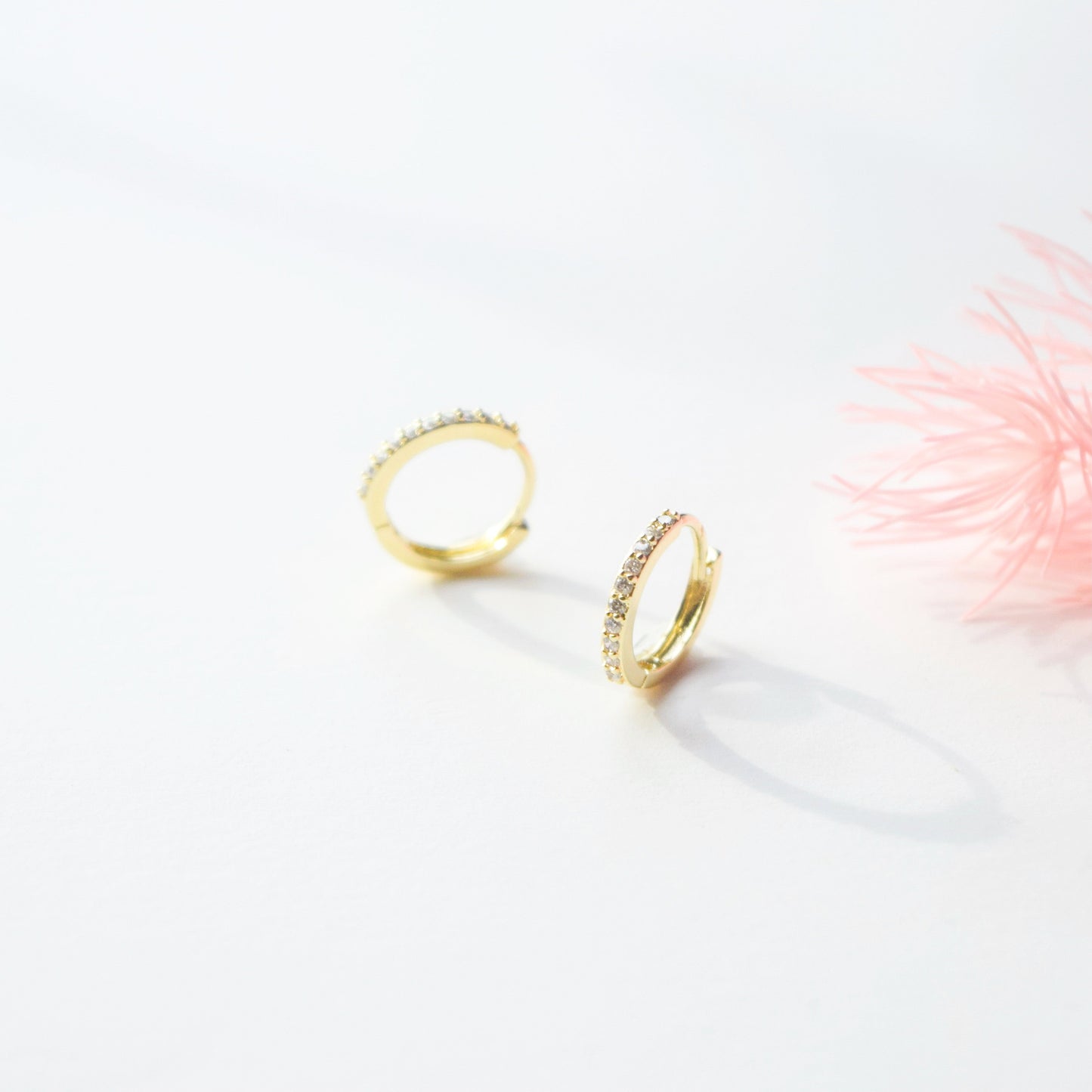 Heartfelt Huggie Hoop Earrings