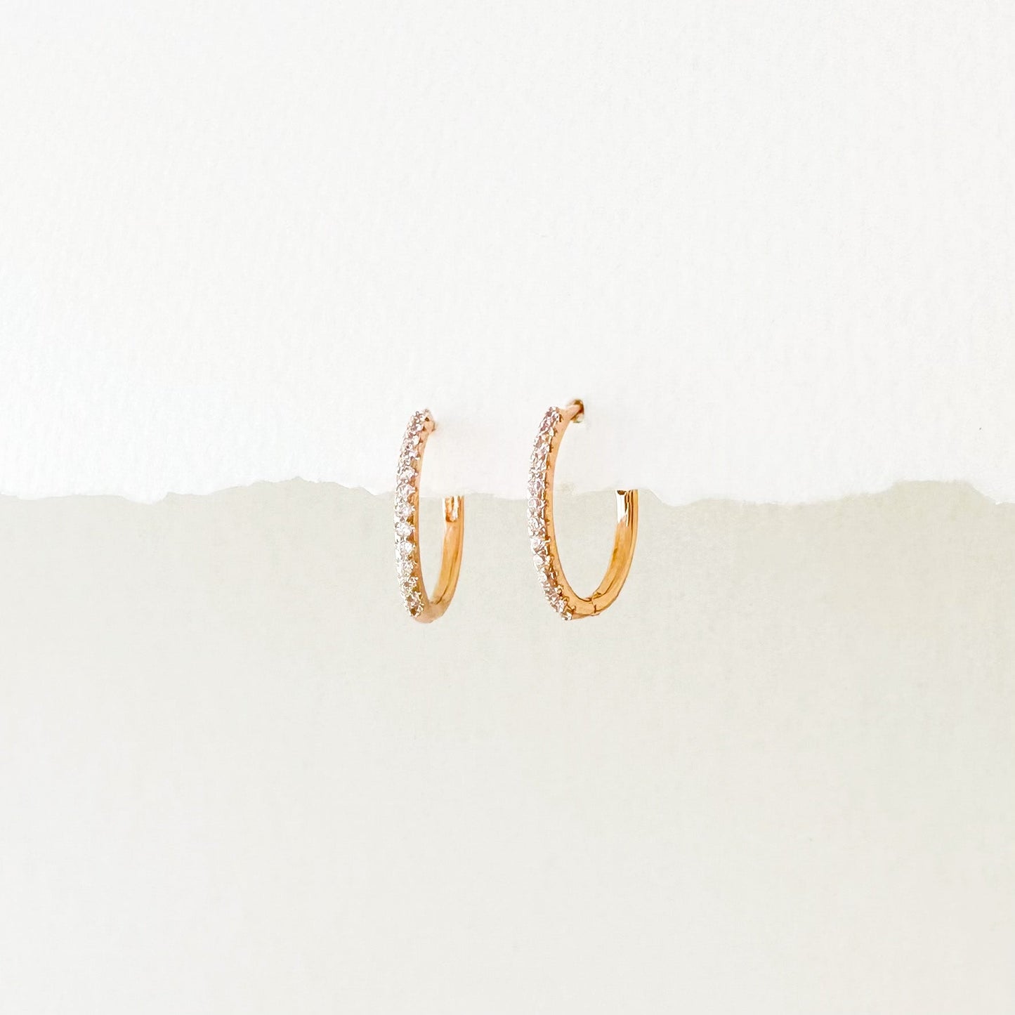 Soulheart Huggie Hoop Earrings