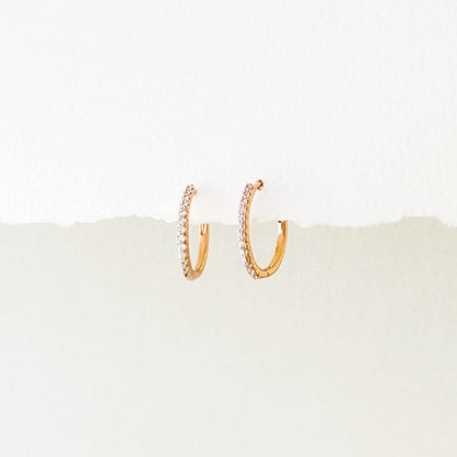 Soulheart Huggie Hoop Earrings